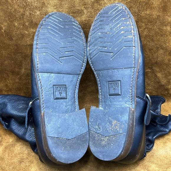 Frye Black Leather Engineer Style Boots - Picture 7 of 10